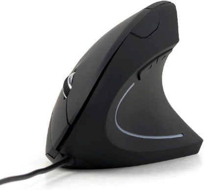 Wired Mouse, Ergonomic Mouse 6 Buttons Silent Mouse 4 Adjustable DPI Vertical Mouse Compatible with Windows/Chrome/Laptop/Computer