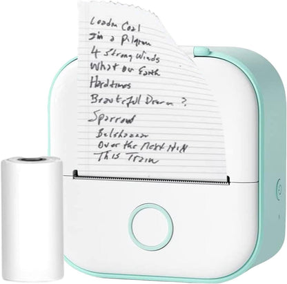Inkless Printer | Inkless Thermal Sticker Printer | Portable Wireless Printer | Pocket Printer Sticker Maker Machine | Study Supplies for Journal, Photos, Notes, Kids Gift