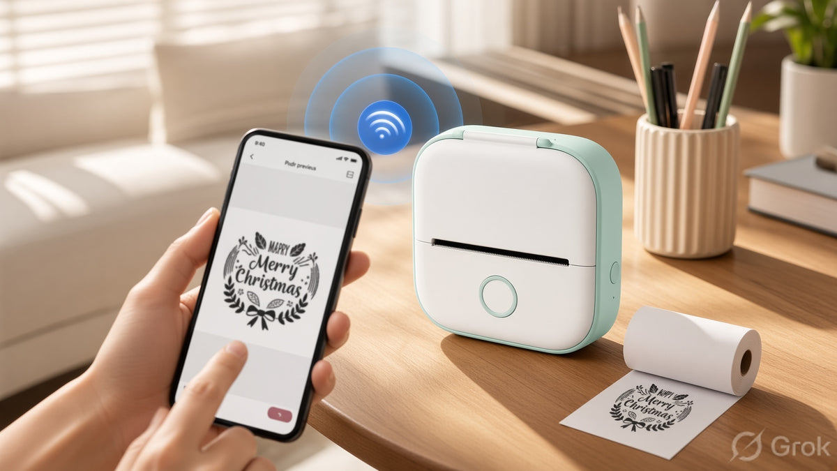 Portable Inkless Printer for Home, Office & Travel