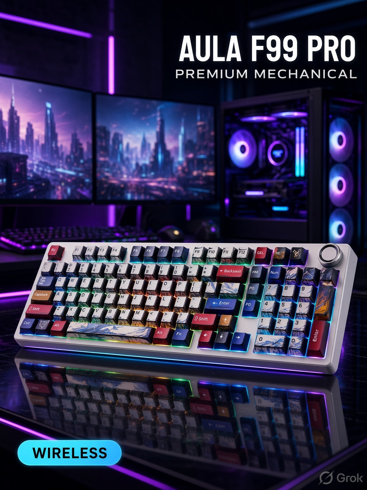 AULA F99 Pro Premium Mechanical Keyboard
