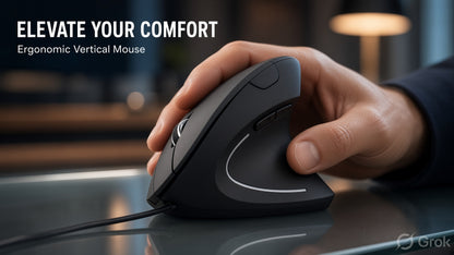 Vertical Wired Optical Mouse