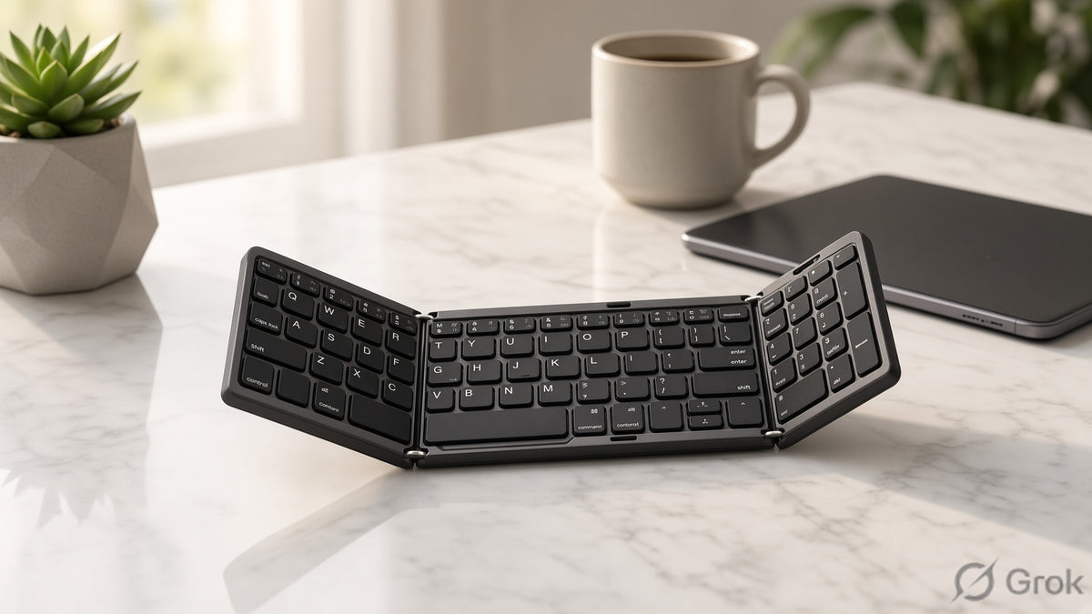 Triple-Fold Wireless Keyboard