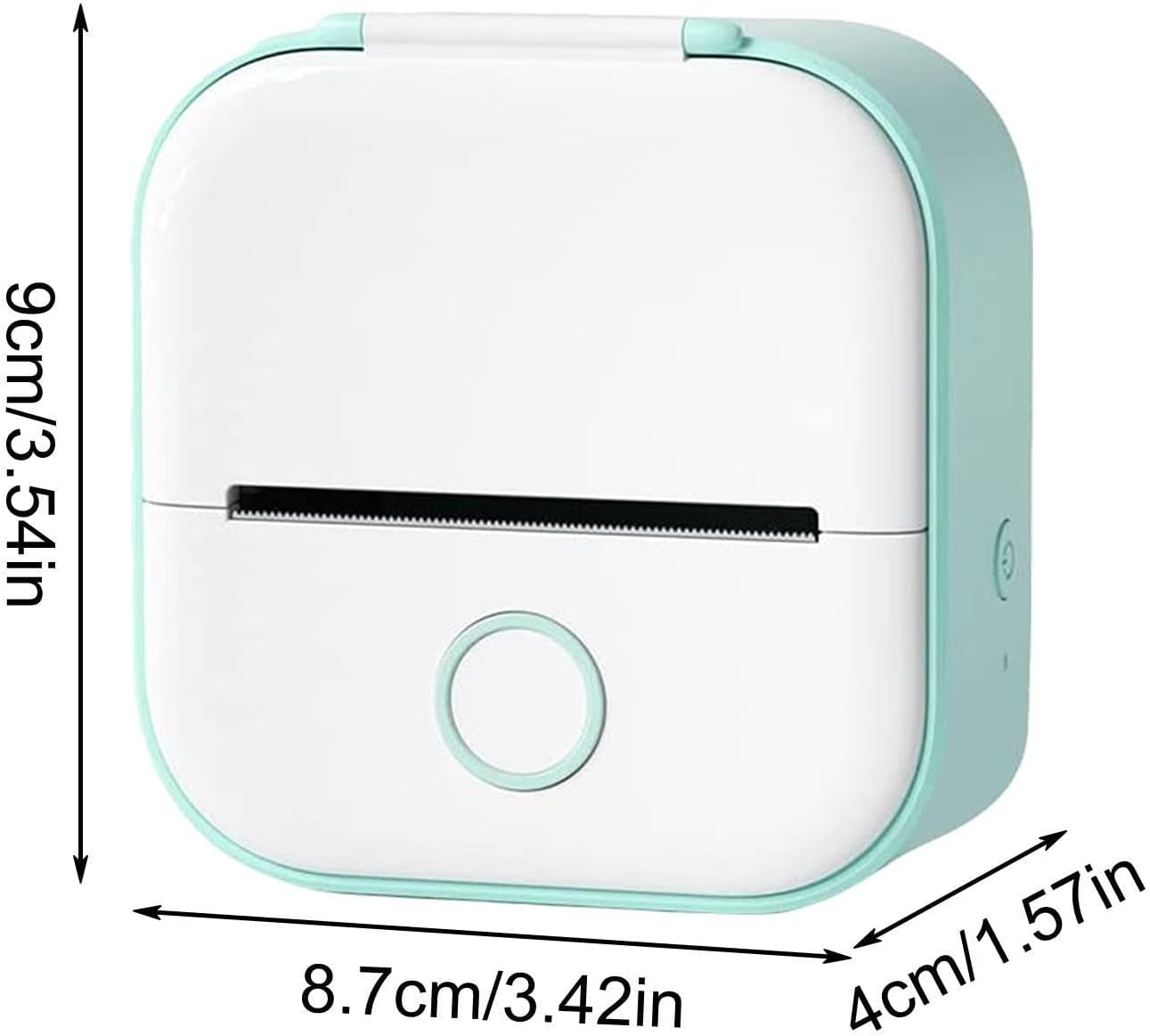 Inkless Printer | Inkless Thermal Sticker Printer | Portable Wireless Printer | Pocket Printer Sticker Maker Machine | Study Supplies for Journal, Photos, Notes, Kids Gift